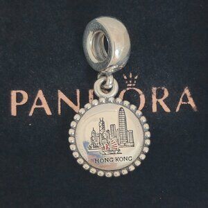Pandora Victoria Harbour Hong Kong Exclusive Dangle Charm S925 Silver with box